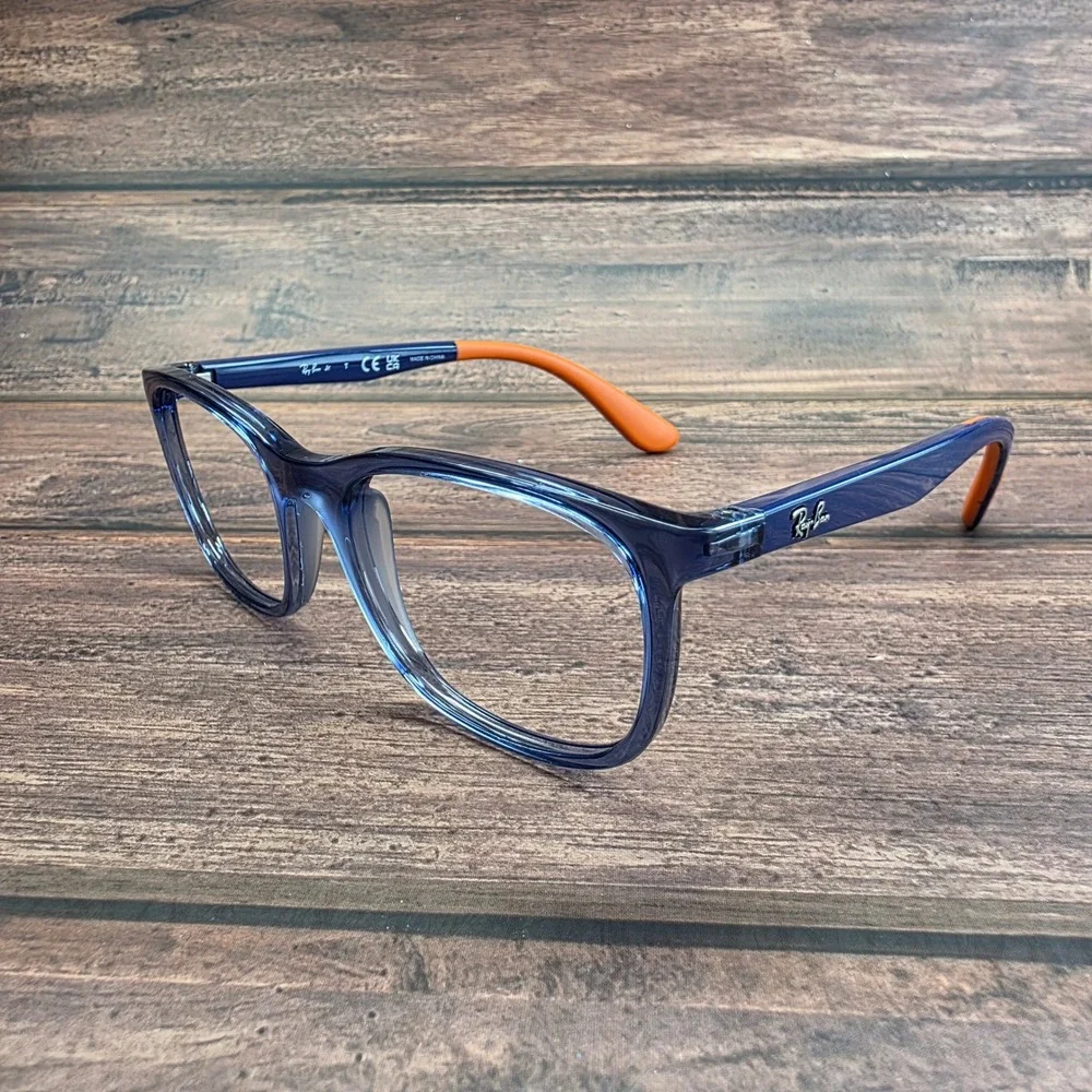 Ray-Ban Junior RJ 9076S 7124/71 Kids Blue Orange Phantos Eyeglasses 49-17-130‎